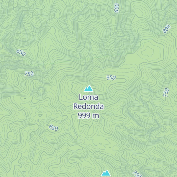 Map of Loma Redonda