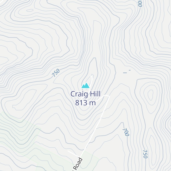 Map of Craig Hill