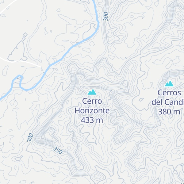 Map of Cerro Horizonte