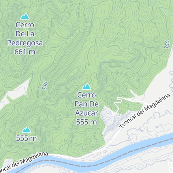 Map of Cerro Pan De Azucar