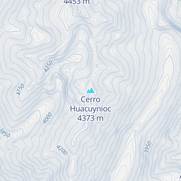 Map of Cerro Huacuynioc