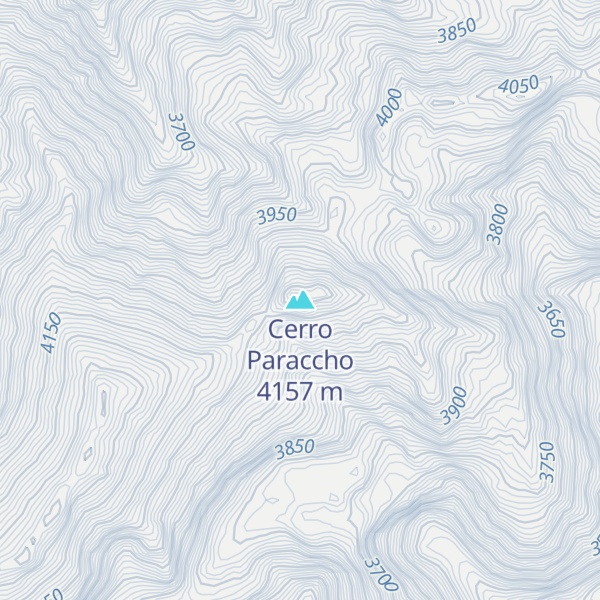 Map of Cerro Paraccho