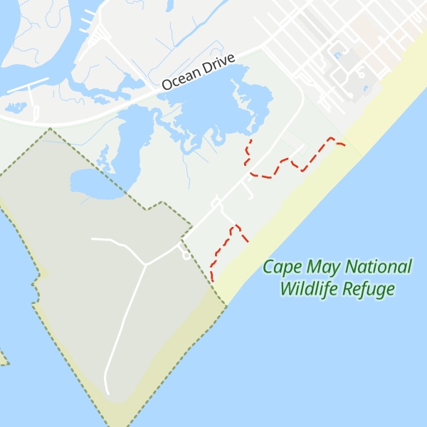Map of Cape May Visitor Center