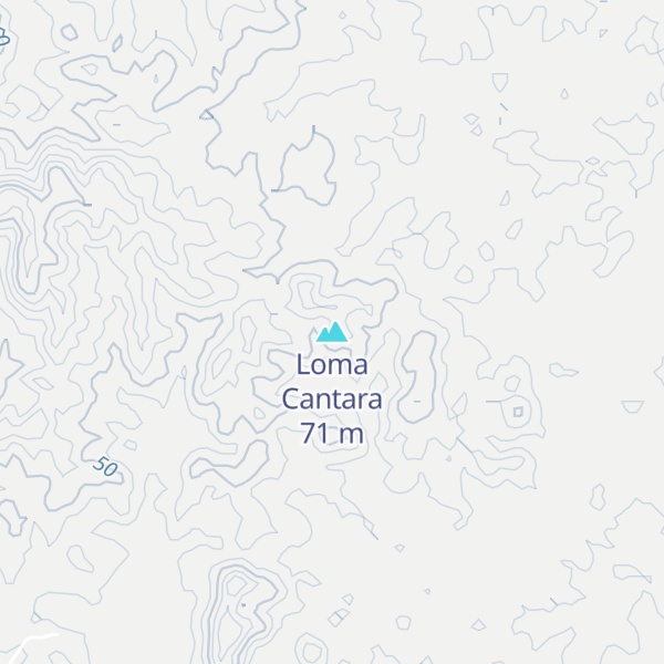 Map of Loma Cantara