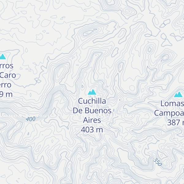 Map of Cuchilla De Buenos Aires