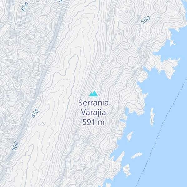 Map of Serrania Varajia