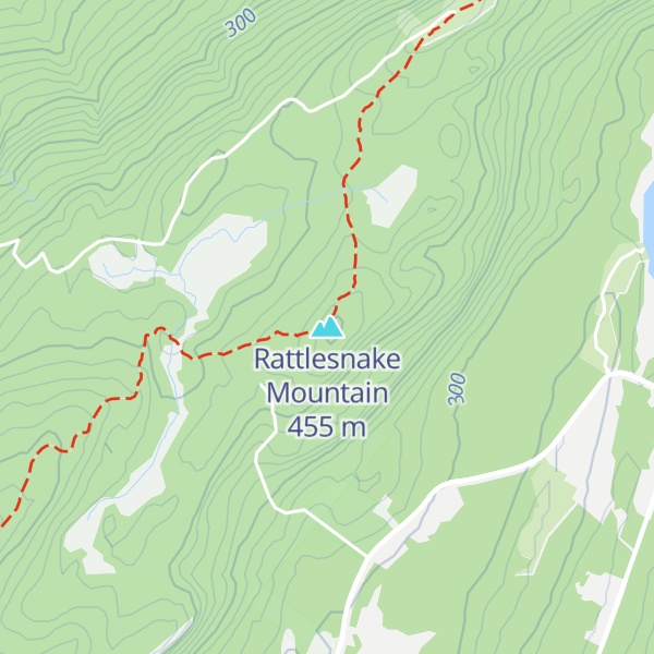 Map of Rattlesnake Mountain