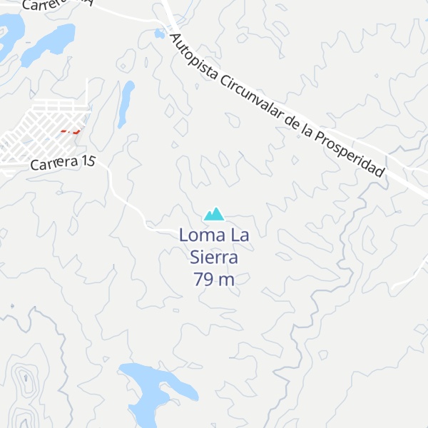 Map of Loma La Sierra