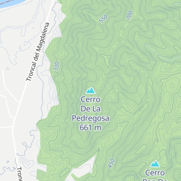 Map of Cerro De La Pedregosa