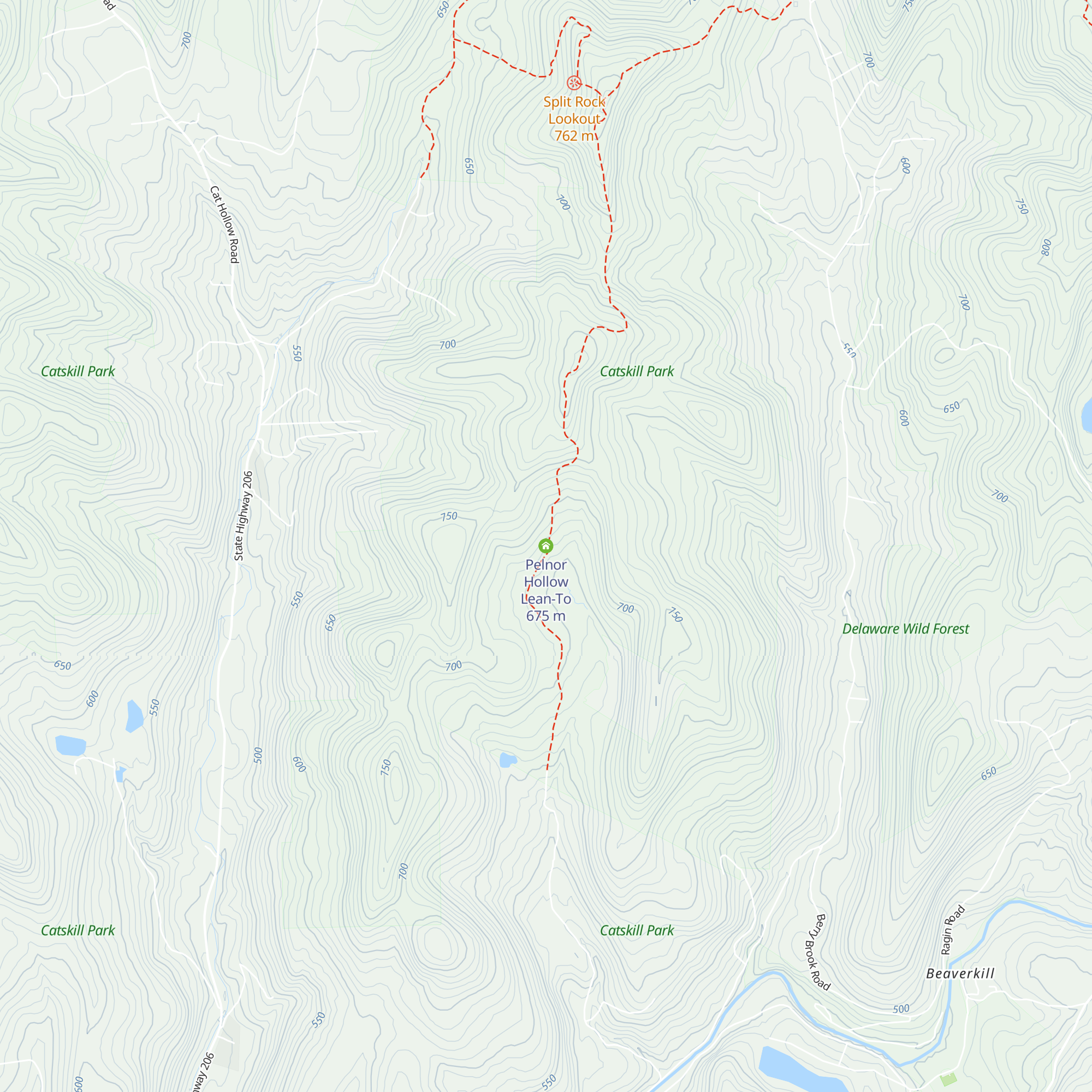 Pelnor Hollow Lean-To map