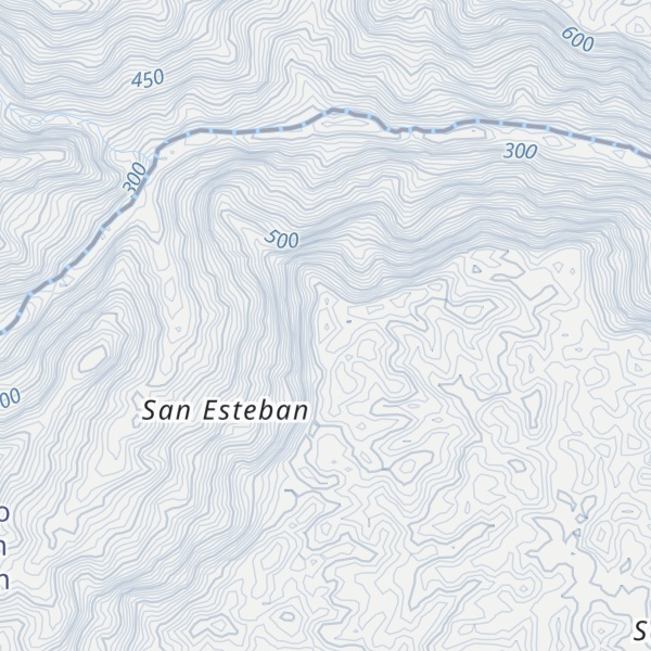 Map of Cuchilla San Esteban