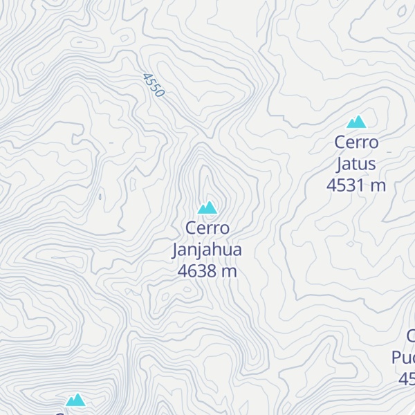 Map of Cerro Janjahua