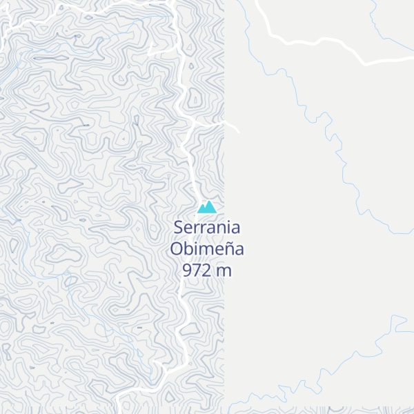 Map of Serrania Obimeña