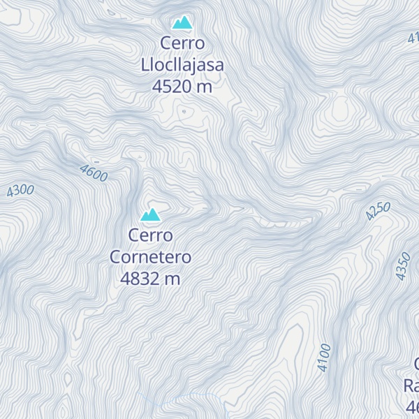 Map of Cerro Tonacucho