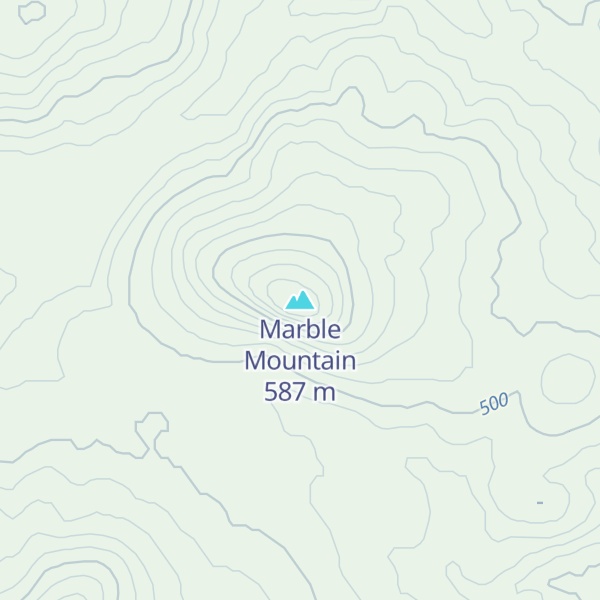 Map of Marble Mountain