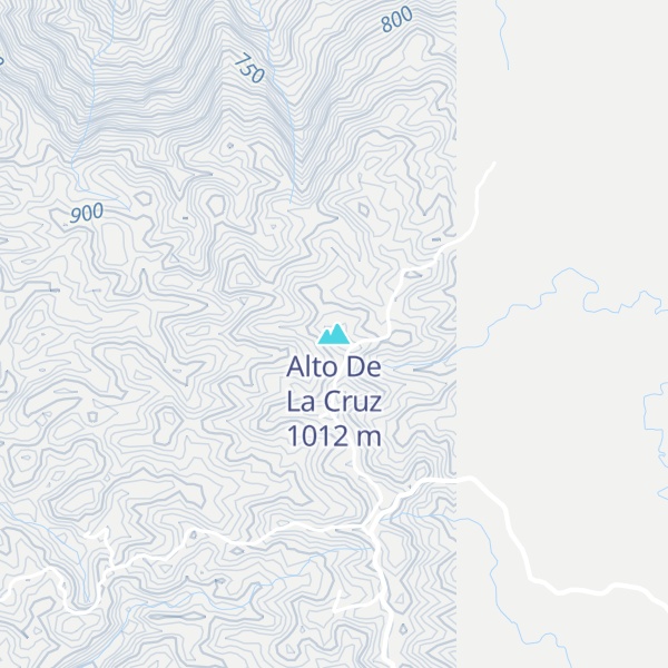 Map of Alto De La Cruz