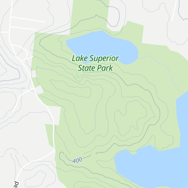 Map of Chestnut Ridge