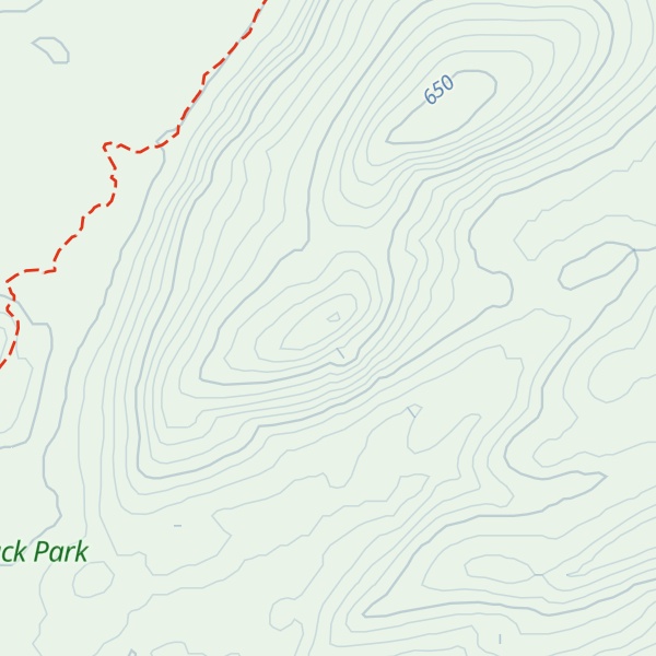 Map of Threemile Mountain