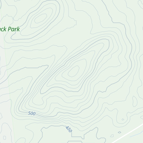 Map of State Ridge