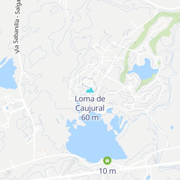 Map of Loma de Caujural