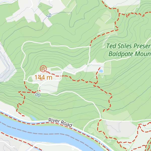 Map of Strawberry Hill