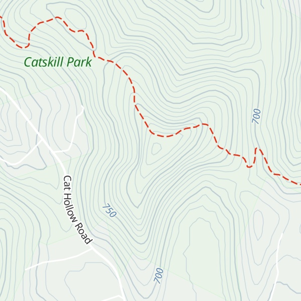 Map of Brock Mountain