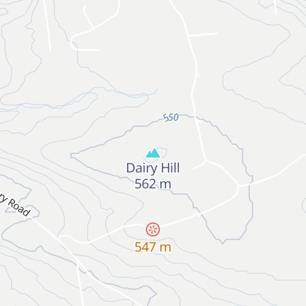 Map of Dairy Hill