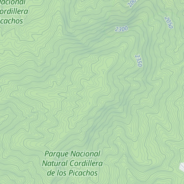 Map of Cerro Bandera