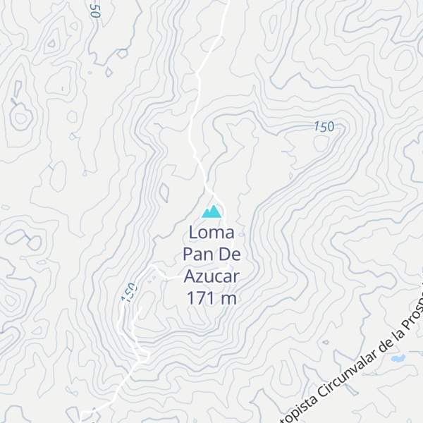Map of Loma Pan De Azucar