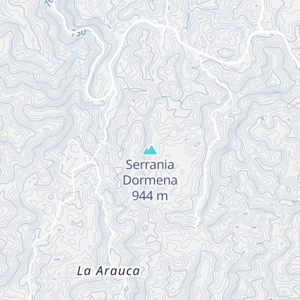 Map of Serrania Dormena