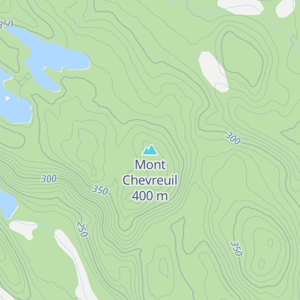 Map of Mont Chevreuil