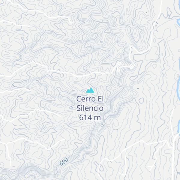 Map of Cerro El Silencio