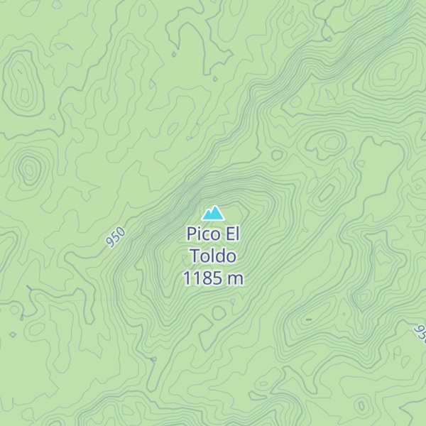 Map of Pico El Toldo
