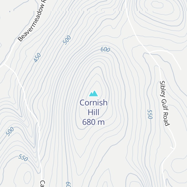 Map of Cornish Hill