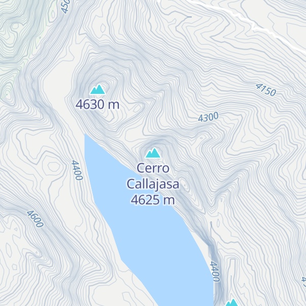 Map of Cerro Callajasa