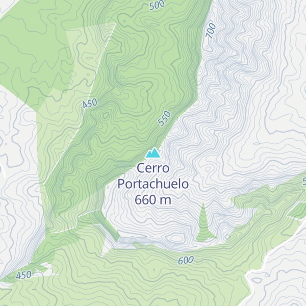 Map of Cerro Portachuelo