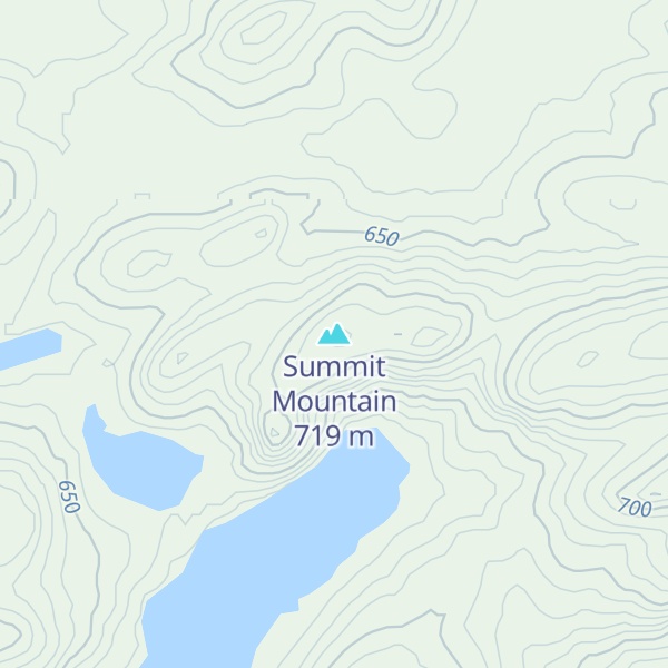 Map of Summit Mountain