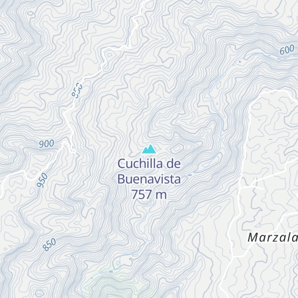 Map of Cuchilla de Buenavista