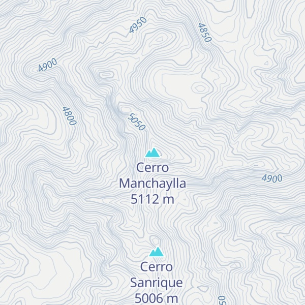 Map of Cerro Manchaylla