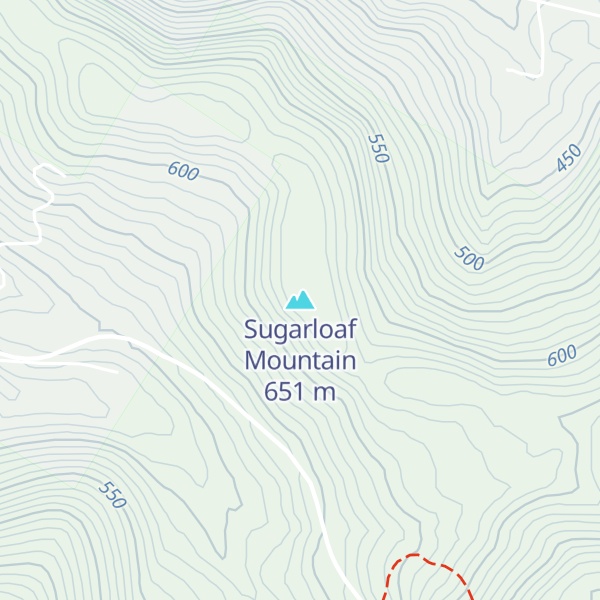 Map of Sugarloaf Mountain