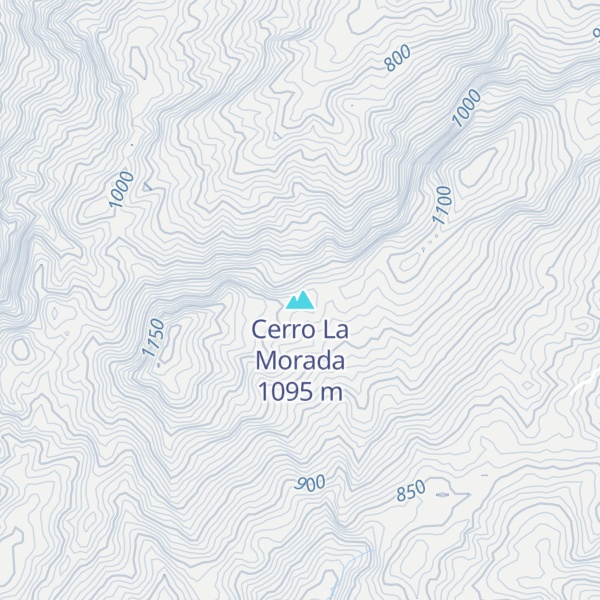 Map of Cerro La Morada