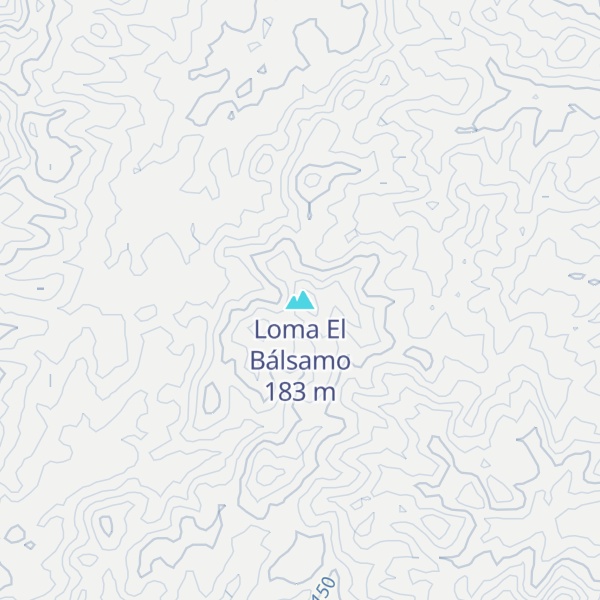 Map of Loma El Bálsamo