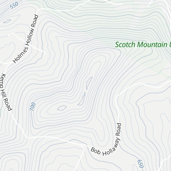Map of Scotch Mountain