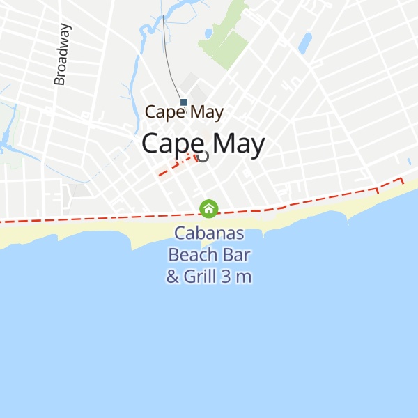 Map of Cabanas Beach Bar & Grill