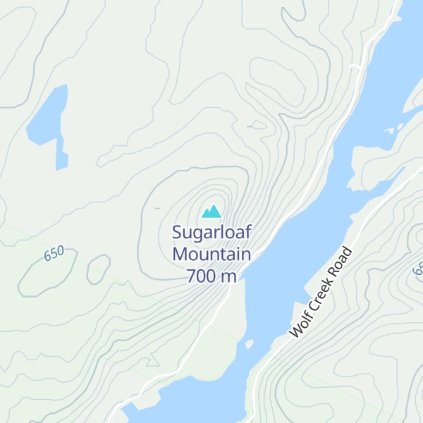 Map of Sugarloaf Mountain