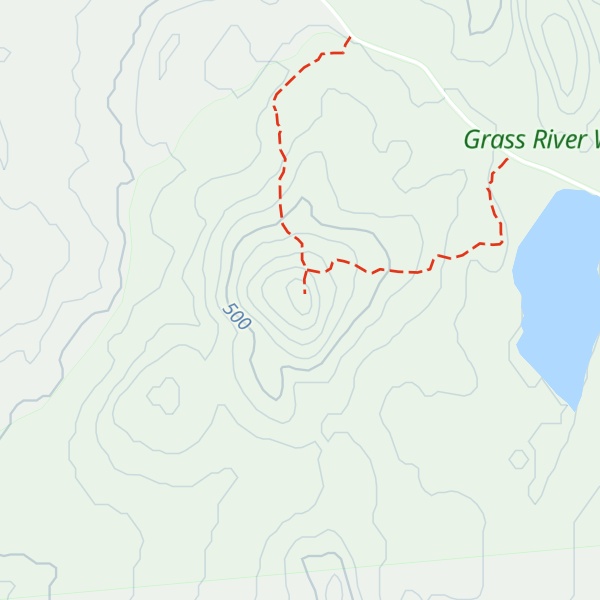 Map of Tooley Pond Mountain