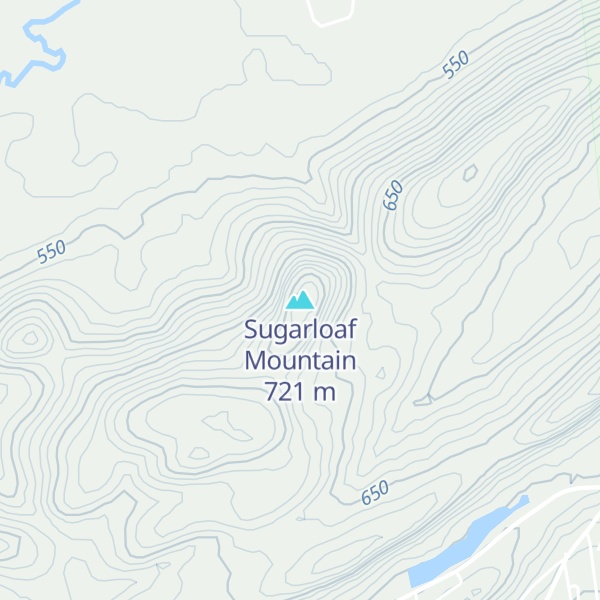 Map of Sugarloaf Mountain