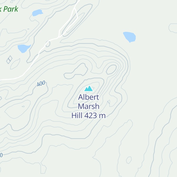 Map of Albert Marsh Hill