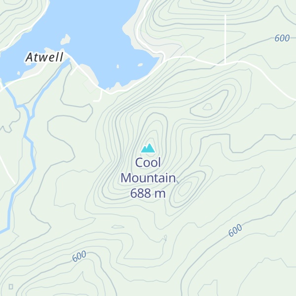 Map of Cool Mountain