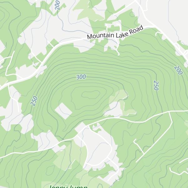 Map of Danville Mountain